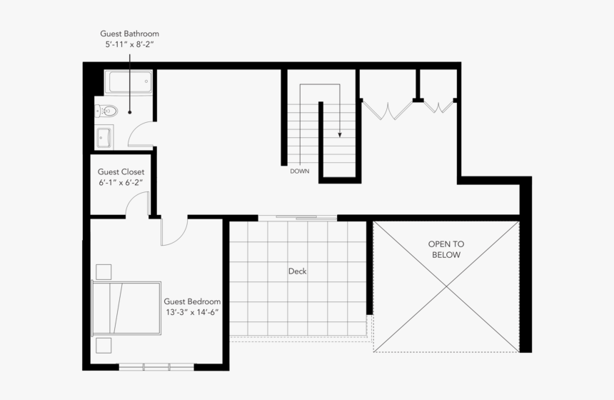 Unit 404 Level 2 Web - Floor Plan, HD Png Download, Free Download