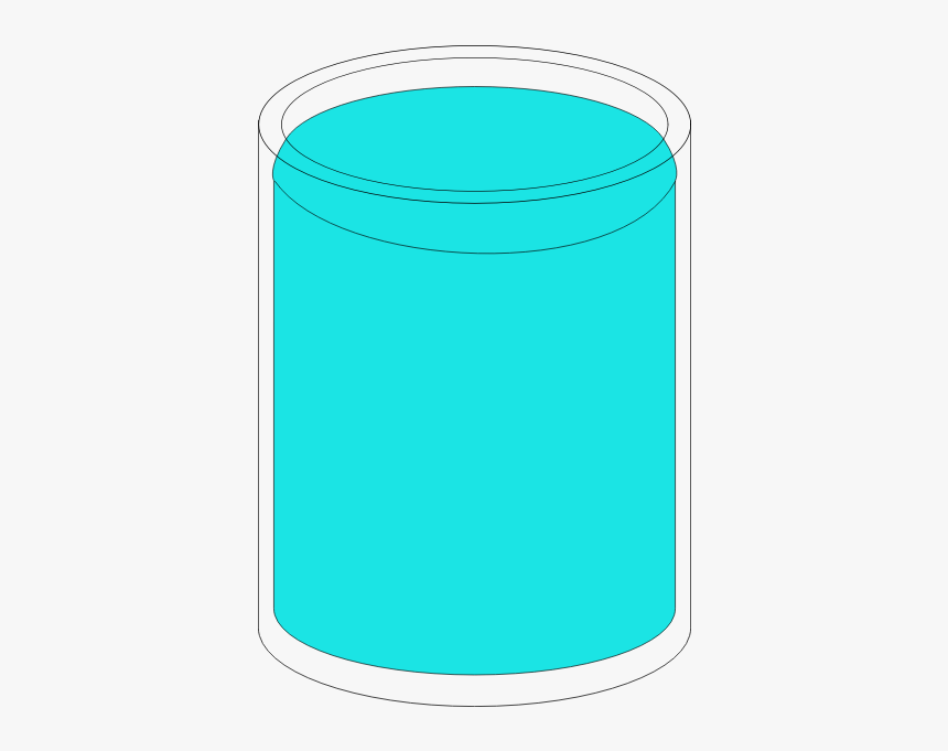 Glass Full Of Water Vector Illustration - Water Glass Clipart Gif, HD Png Download, Free Download
