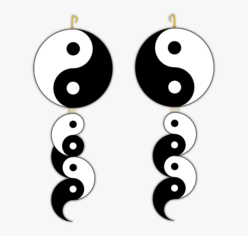 Yin Yang Earings - Circle, HD Png Download, Free Download