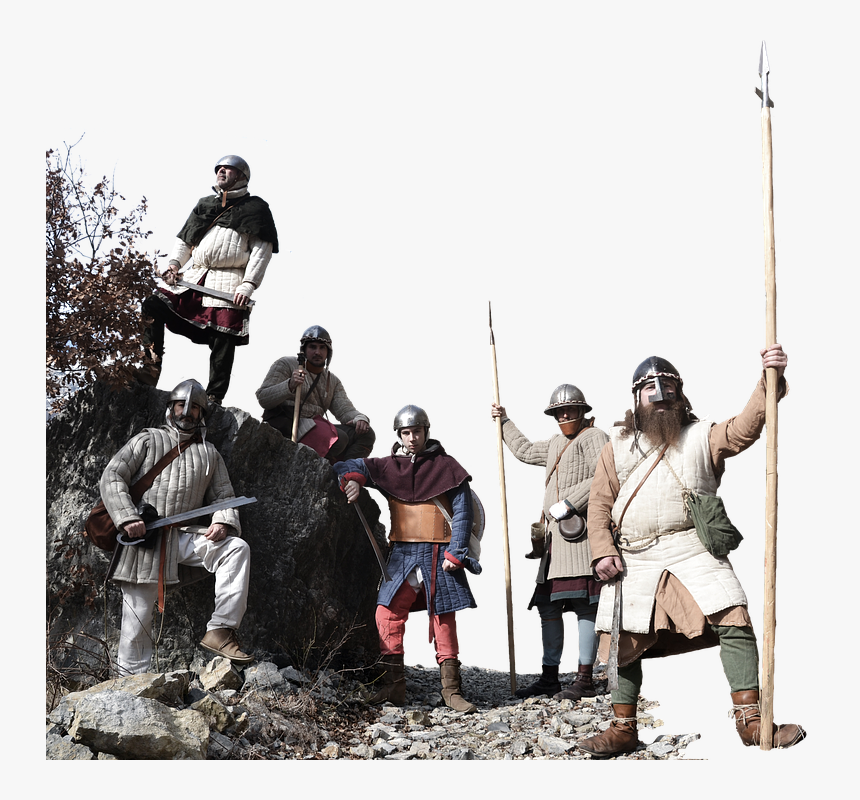 Medieval Army Png - Ejercito Feudal, Transparent Png, Free Download