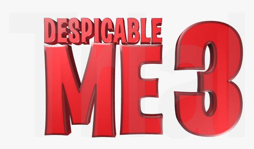 Despicable Me 3 Logo Png - Graphic Design, Transparent Png, Free Download