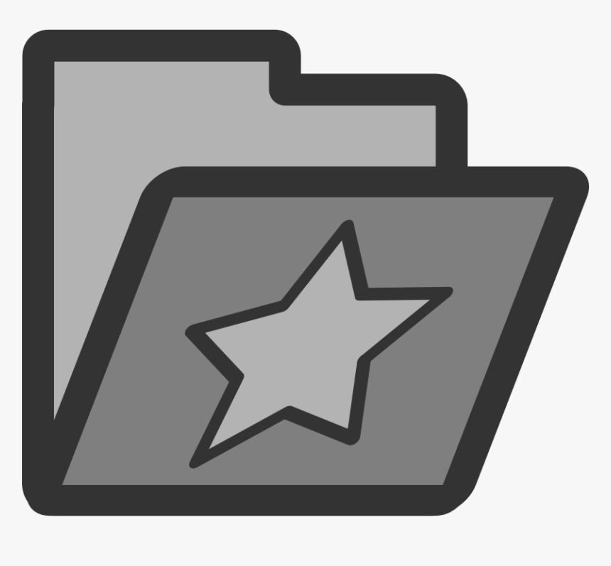 Folder Favorite Star Clipart - Important Folder Icon, HD Png Download, Free Download