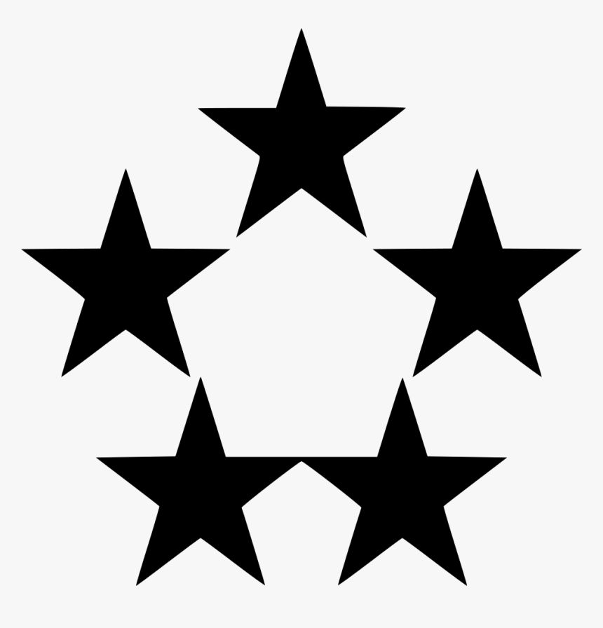 Five Stars Star S - 5 Star General Symbol, HD Png Download, Free Download