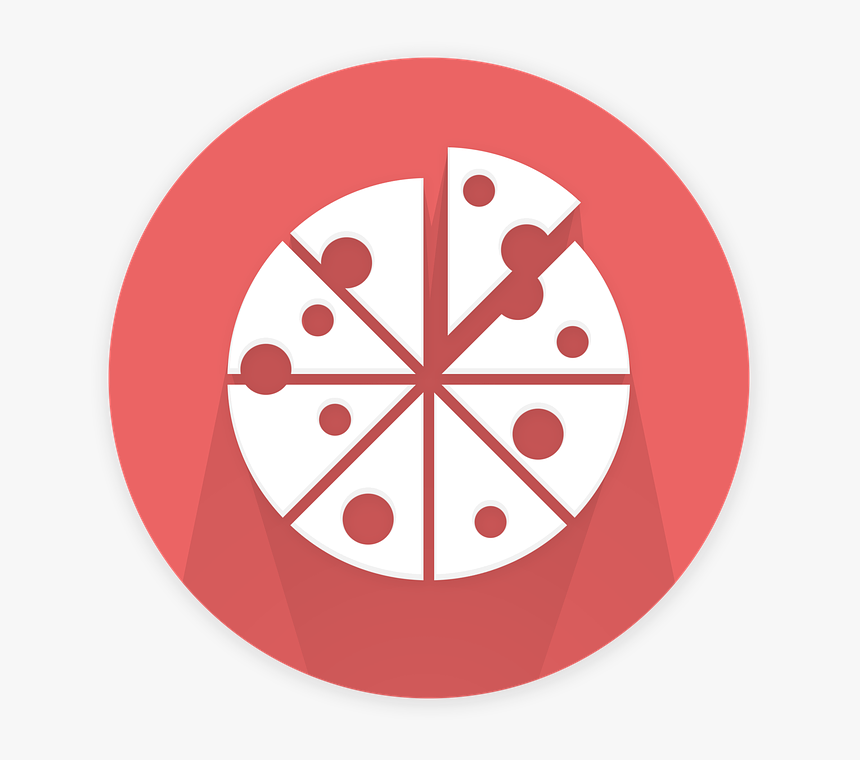 Png Icone Blanc Pizza, Transparent Png, Free Download