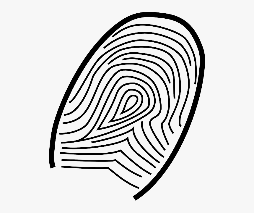 Icon, People, Fingerprint, Print, Cartoon, Thumb, Free - Fingerprint Clip Art, HD Png Download, Free Download