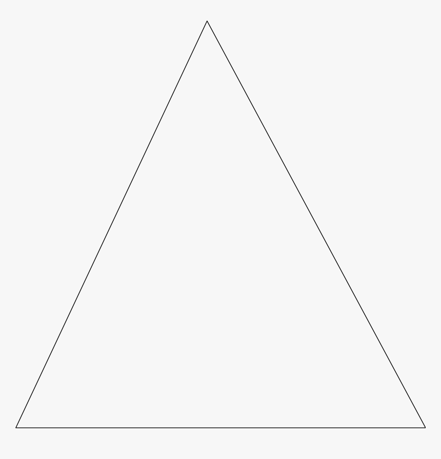 Triangle Png - Line Art, Transparent Png, Free Download