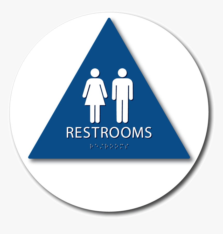 Restrooms Sign, HD Png Download, Free Download