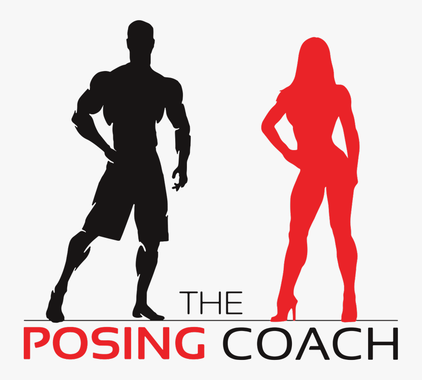 Competition Posing Coach - Bodybuilder Pose Logo, HD Png Download, Free Download