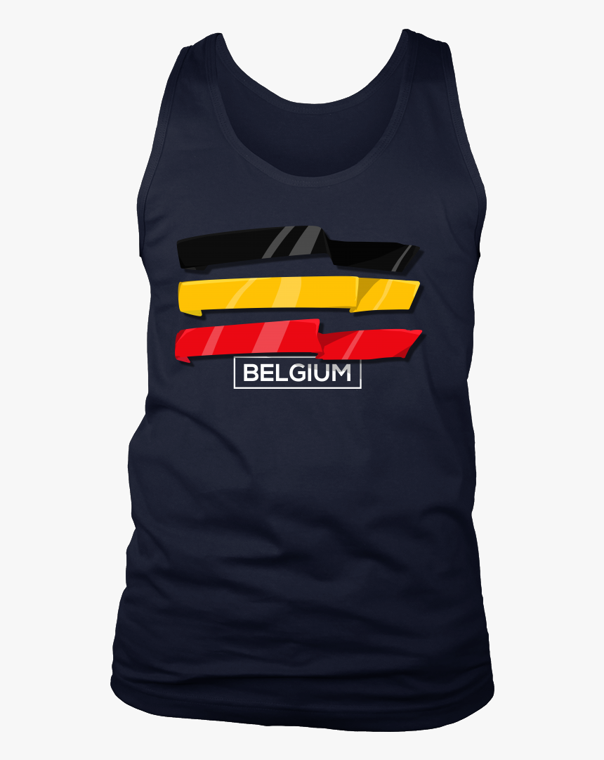 Belgian, Belgium Europe Patriotic Country Flag Men"s - Active Tank, HD Png Download, Free Download