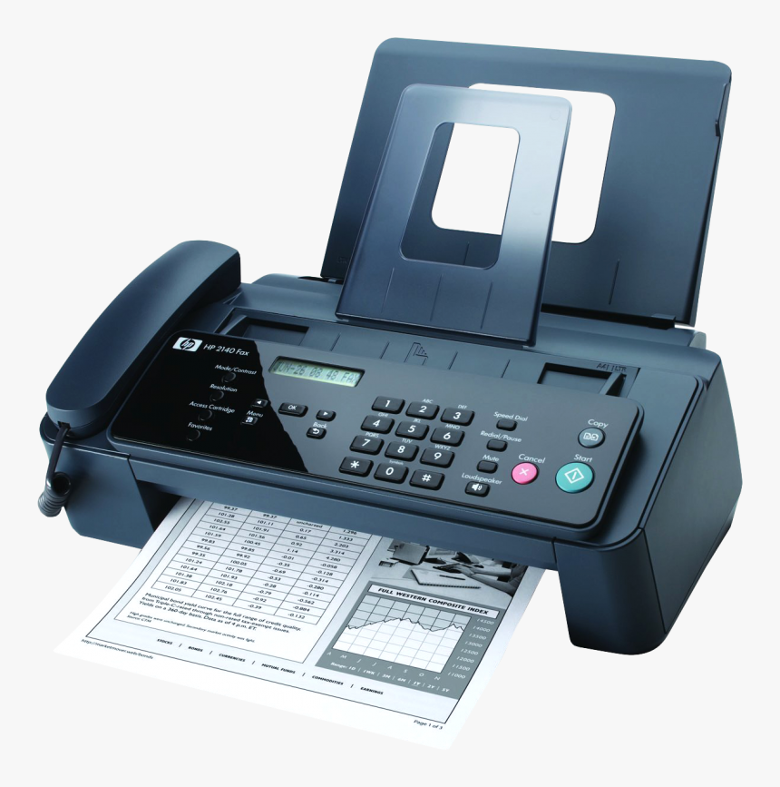 Fax Machine Png Image - Fax Machine In Hotel, Transparent Png, Free Download