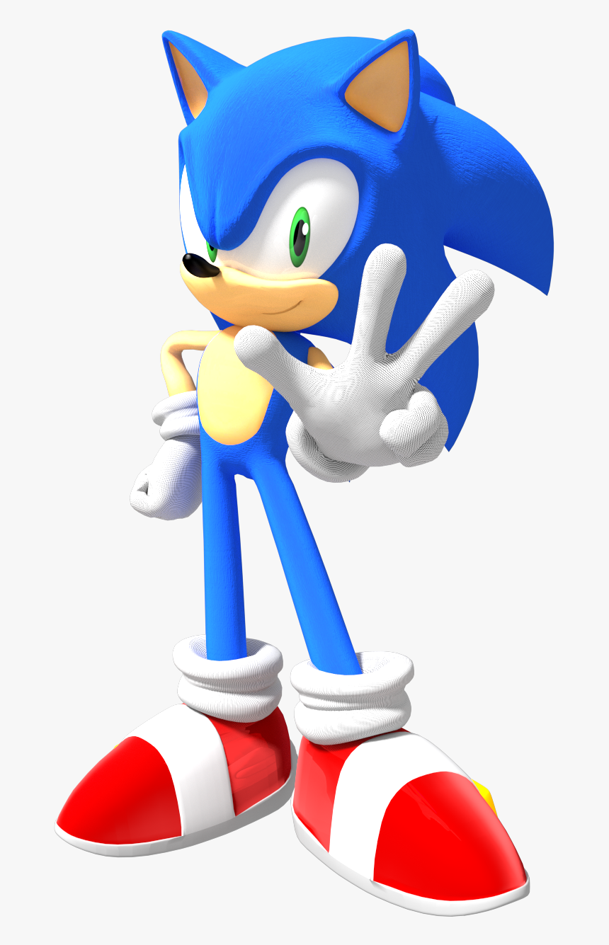 Sonic The Hedgehog Pose, HD Png Download, Free Download