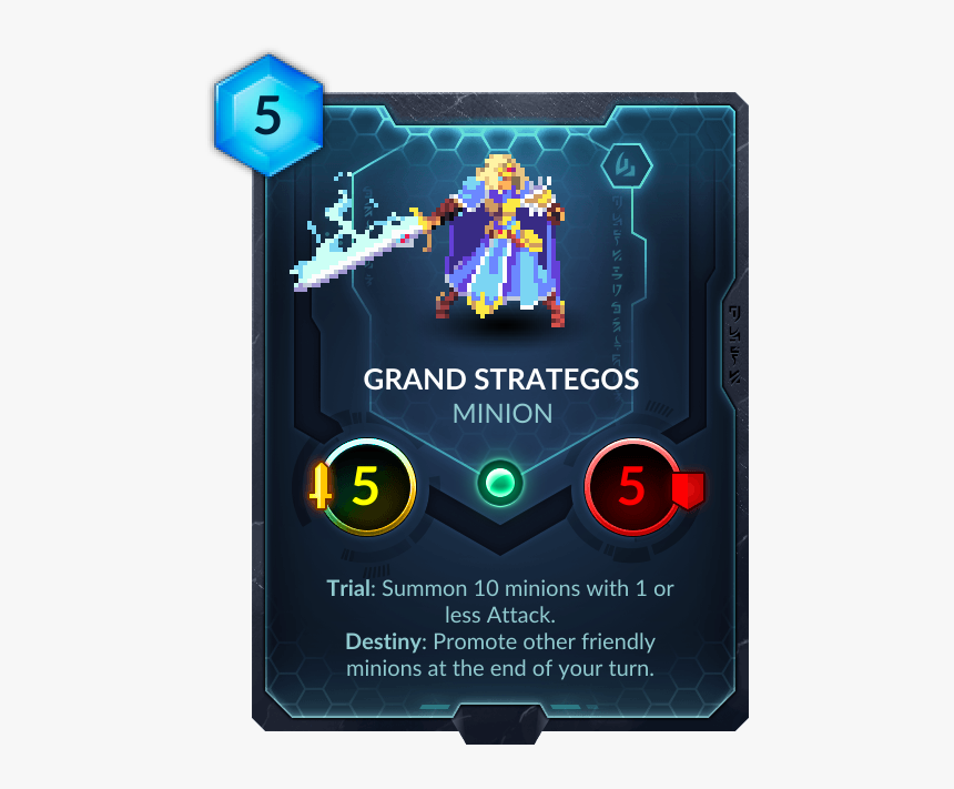 Grand Strategos - Duelyst Card, HD Png Download, Free Download