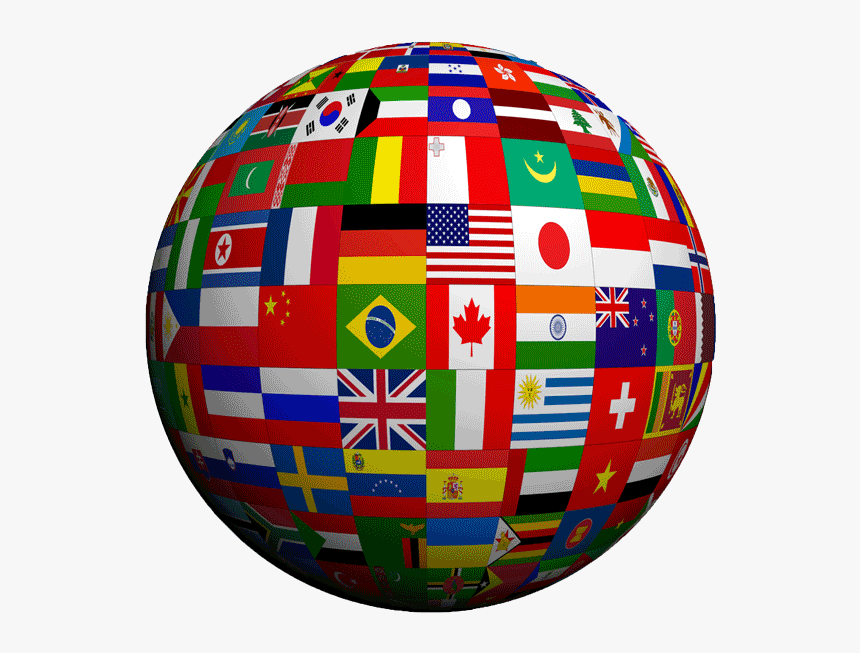 Red Circle Outline Png , Png Download - Globe With Different Cultures, Transparent Png, Free Download