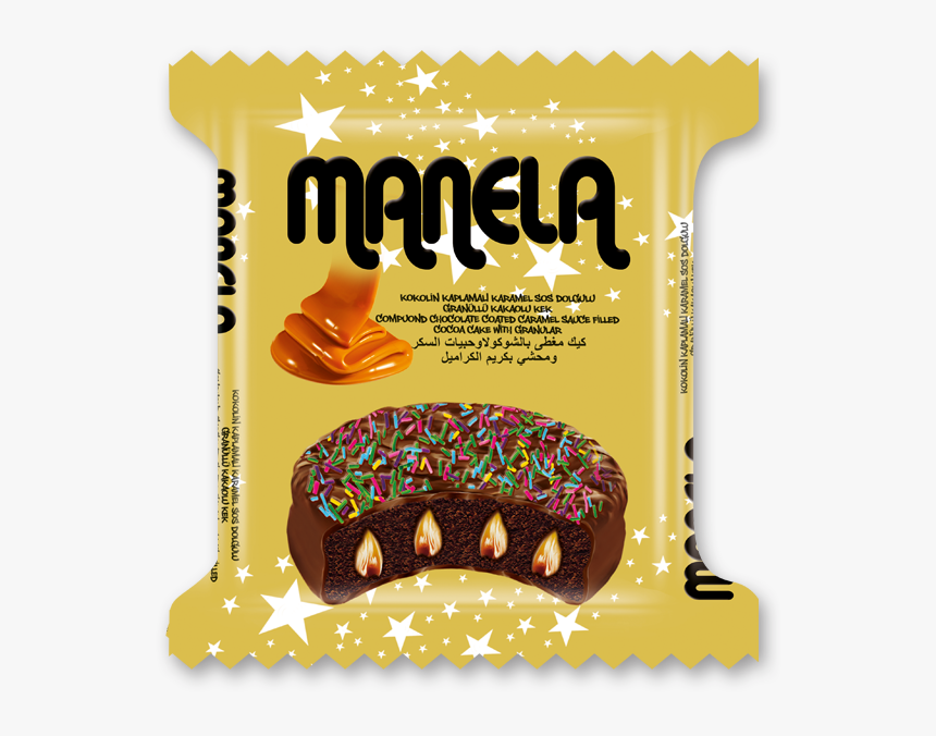 Manela Cocoa Coated Sauce Filled Round Chocolate Cake - Manela, HD Png Download, Free Download