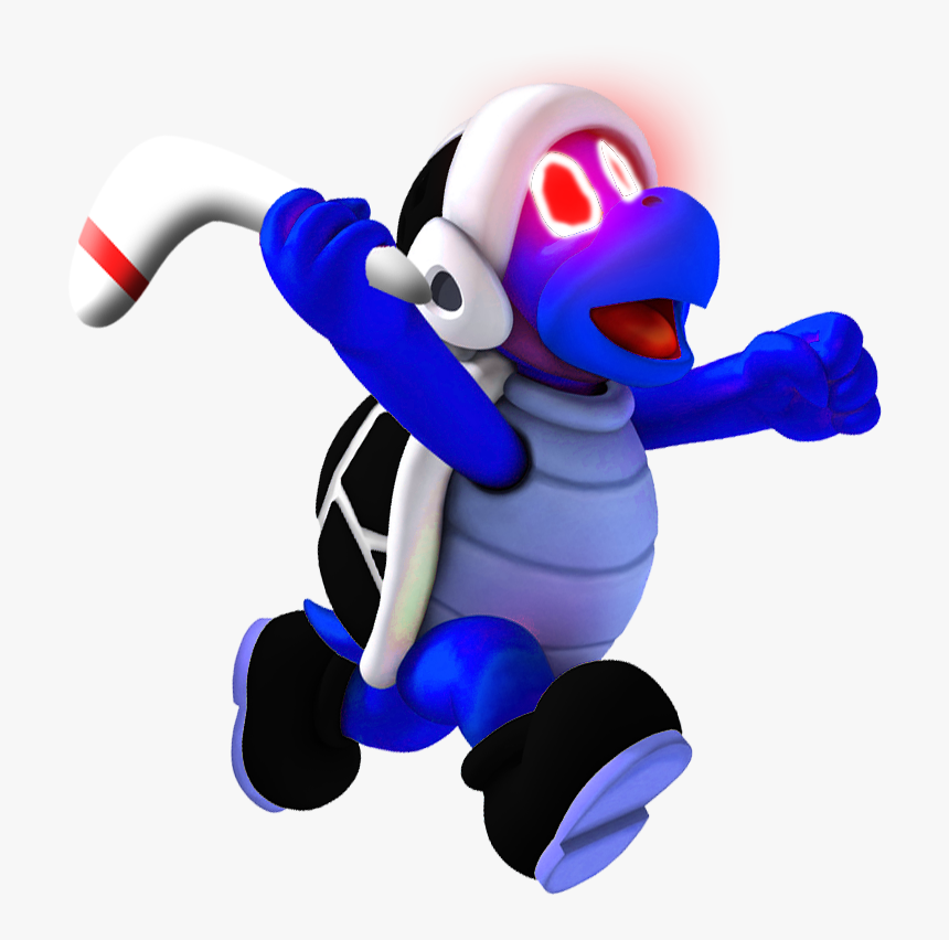 Mario Dark Boomerang Bro , Png Download - Dark Boomerang Bro Mario, Transparent Png, Free Download