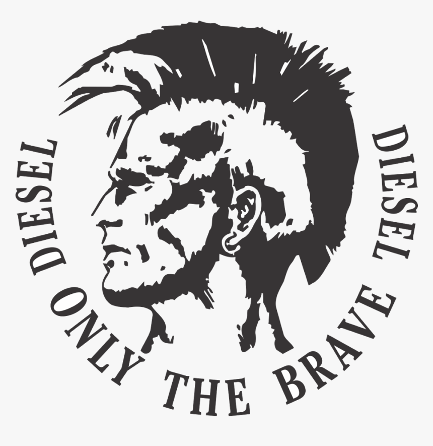 Diesel Only The Brave Logo Vector Download Free - Only The Brave Diesel Logo, HD Png Download, Free Download