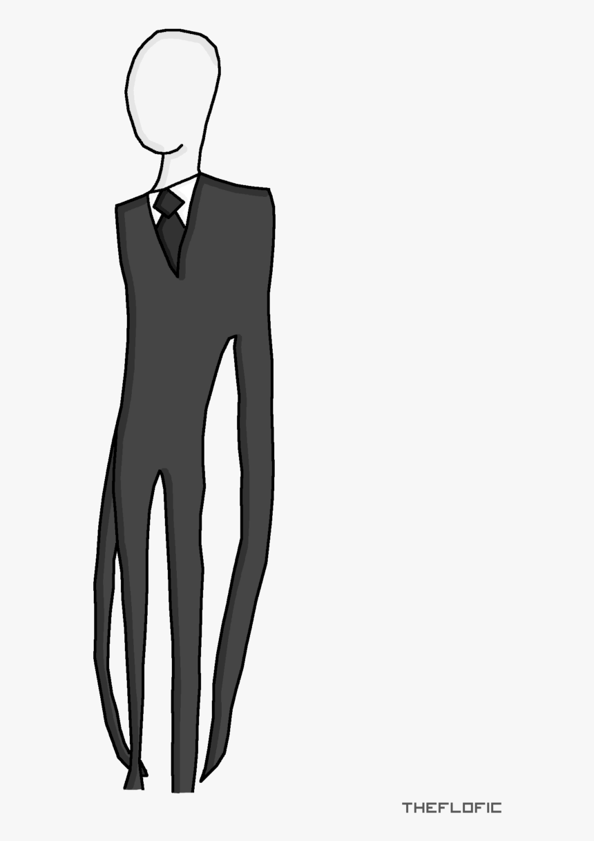 Slender Man Png - Illustration, Transparent Png, Free Download