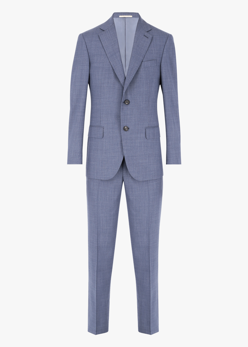 Tailored Wool Stretch Denim Effect Dandy Suit Ss19 - Formal Wear, HD Png Download, Free Download