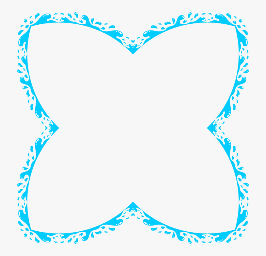 Blue,heart,leaf - Clip Art, HD Png Download - kindpng