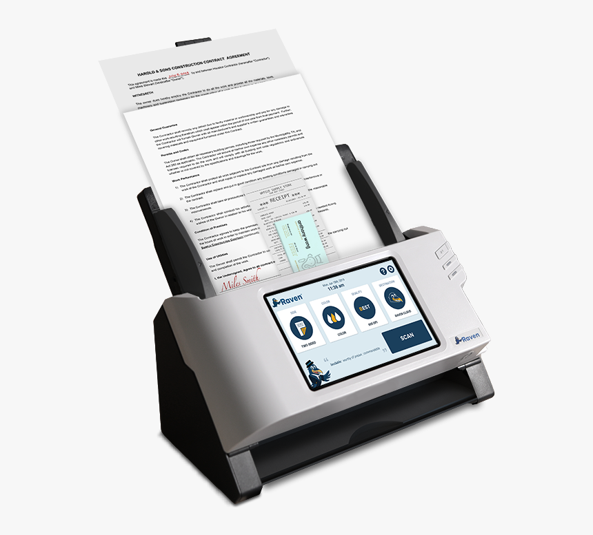 Raven Scanner Original Multiple Documents - Gadget, HD Png Download, Free Download