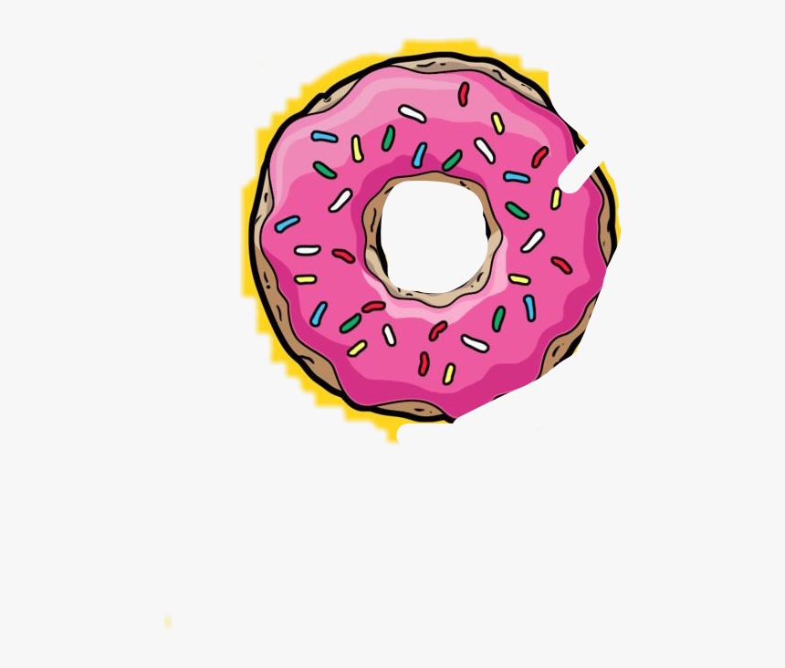 Homer Simpson Donut , Png Download - Donut Clip Art, Transparent Png, Free Download