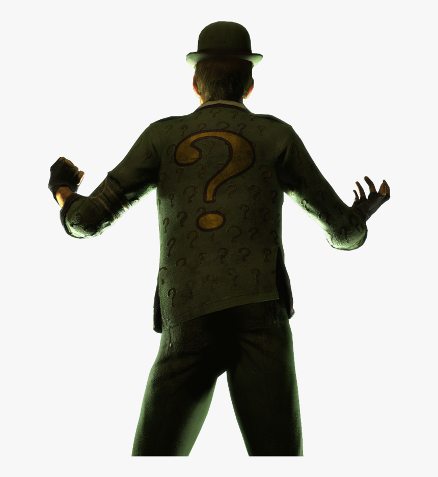 Batman Arkham City Riddler Render By American Paladin-d63crqo - Riddler Arkham Origins Png, Transparent Png, Free Download
