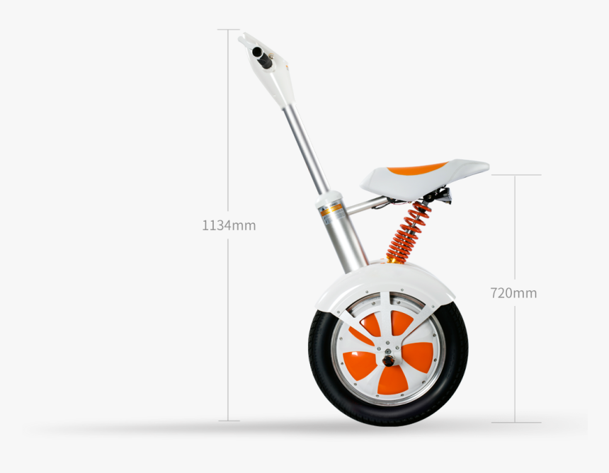 Fosjoas K3 Two-wheel Electric Unicycle - One Wheeled Electric Bike, HD Png Download, Free Download