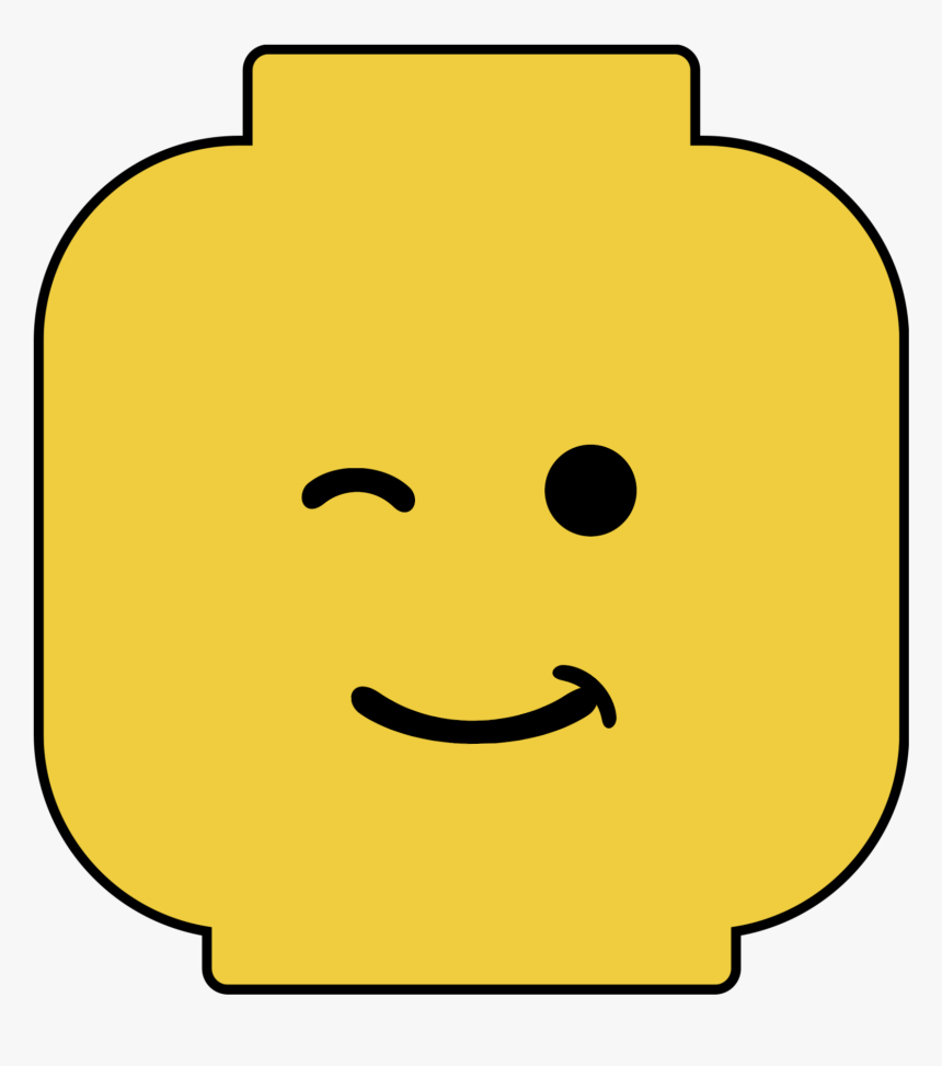 Printable Lego Man Head, HD Png Download, Free Download