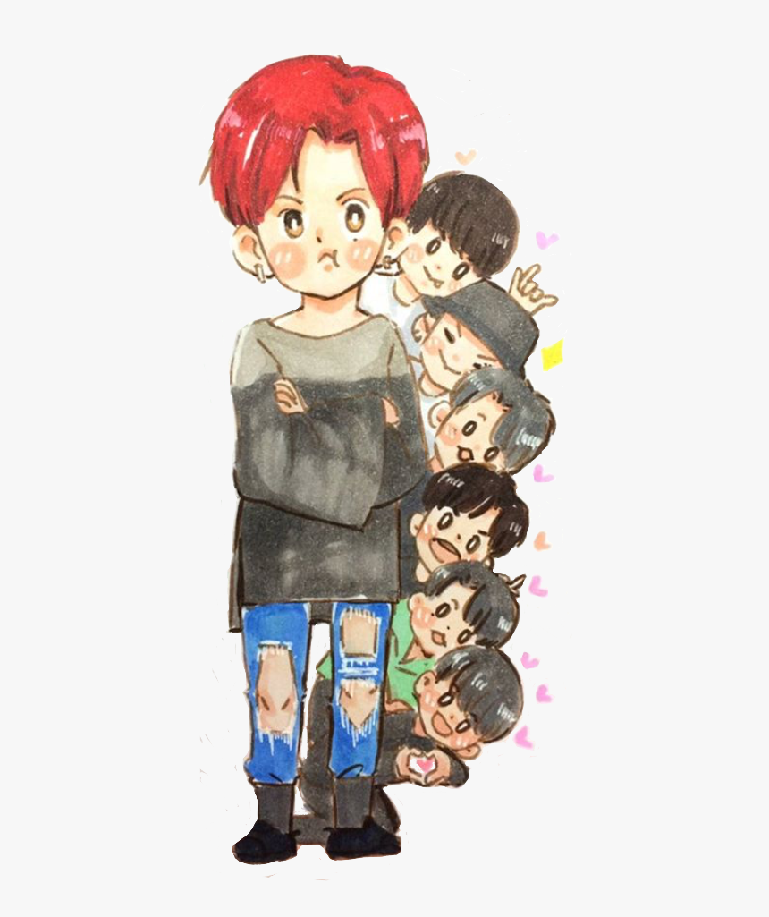 Got7 Fanart, Chibi, Mark Jackson, Fan Art, Quotes, - Cartoon, HD Png Download, Free Download