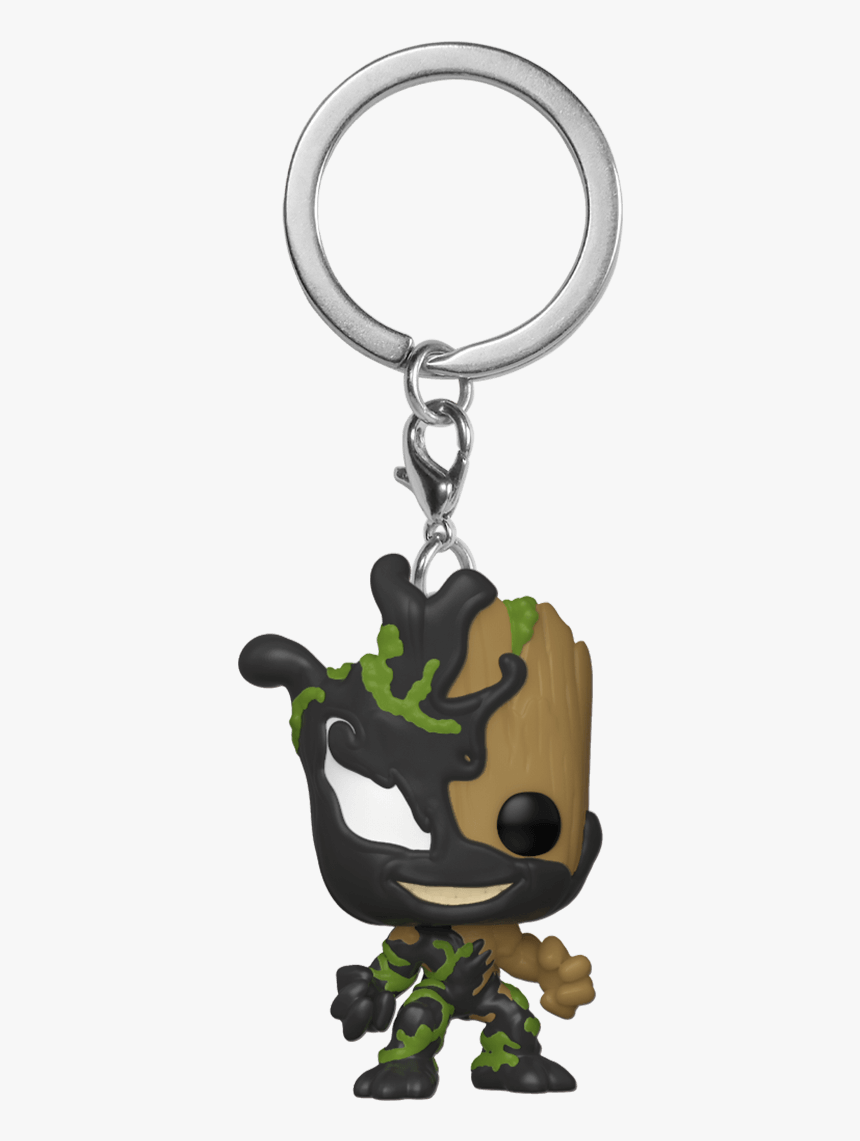 Marvel Venom Groot Pop Keychain - Funko Pop Keychain Mccree, HD Png Download, Free Download