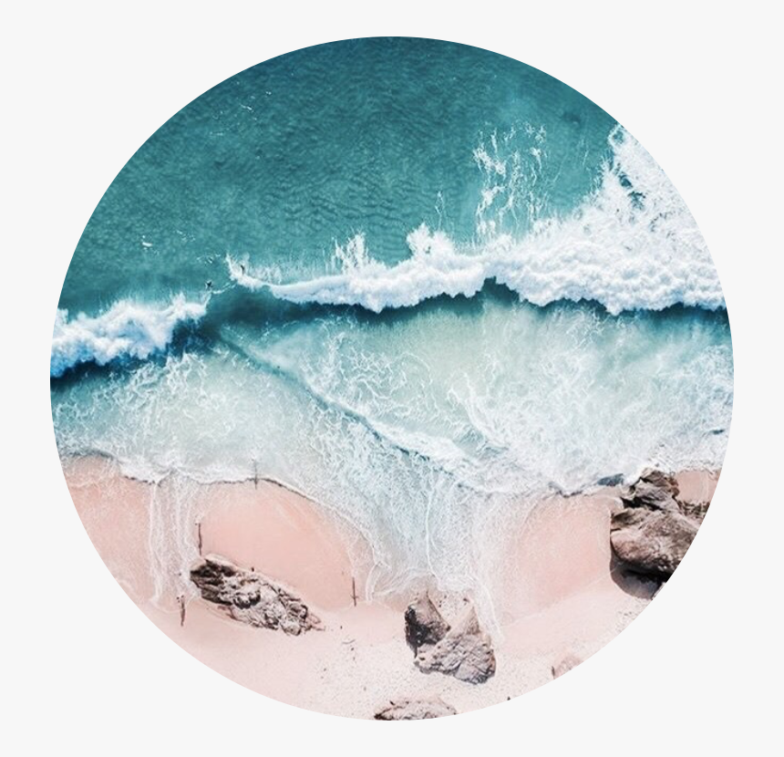 Heres A Circle Of A Really Nice Background That Is - Rocky Beach Drone, HD Png Download, Free Download