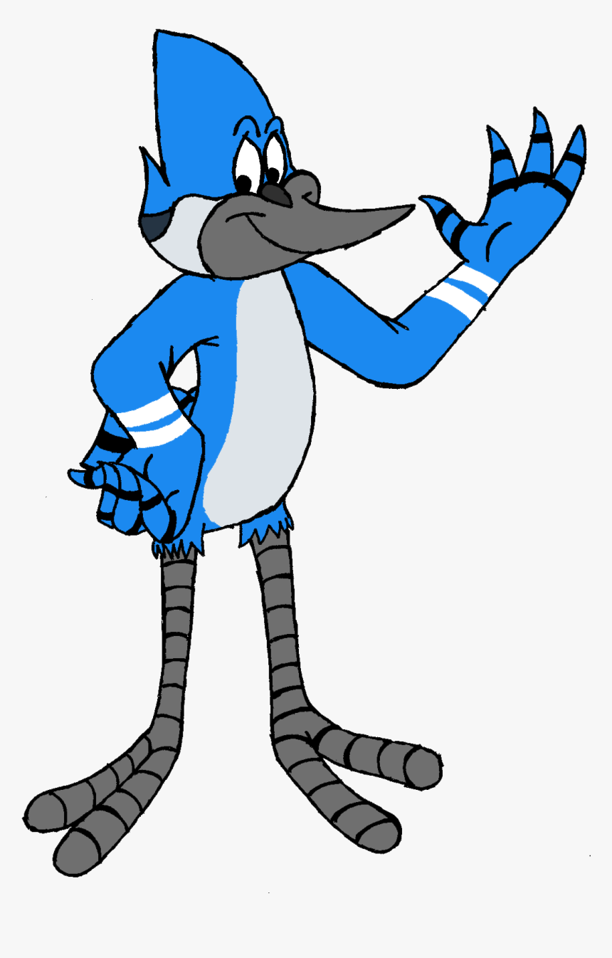 Mordecai In Looney Tunes Art Style - Looney Tunes Art Style, HD Png Download, Free Download