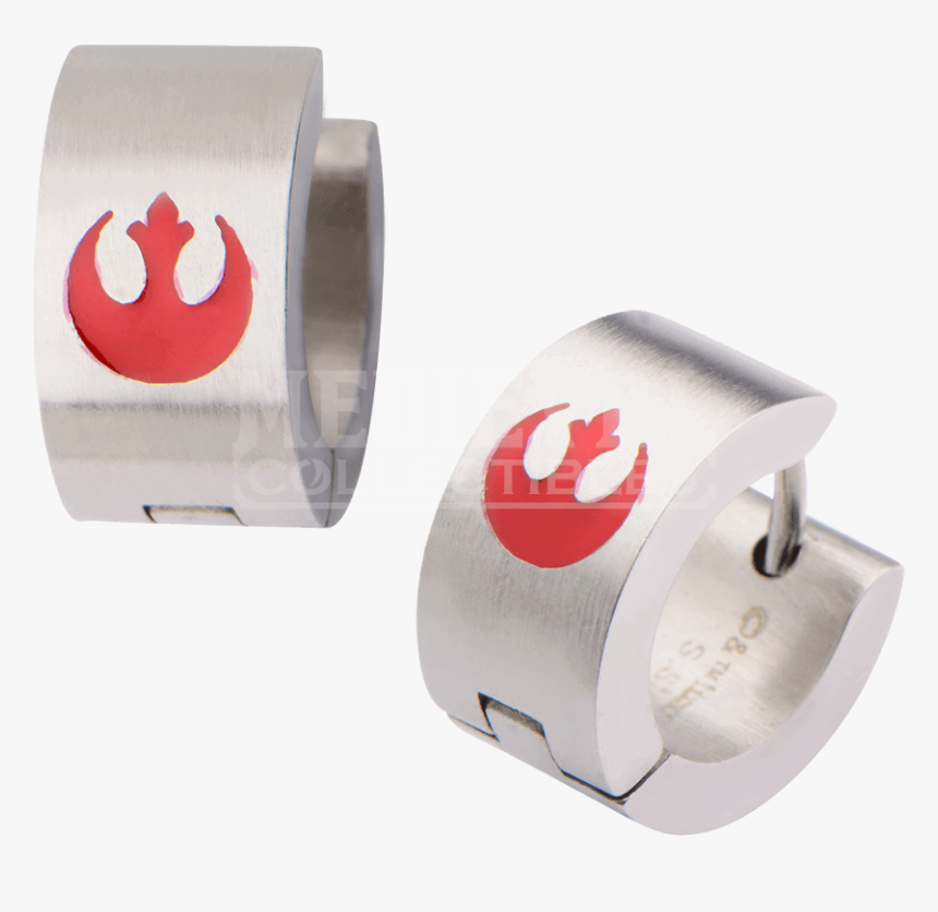 Star Wars Rebel Alliance Huggie Earrings - Earring, HD Png Download, Free Download