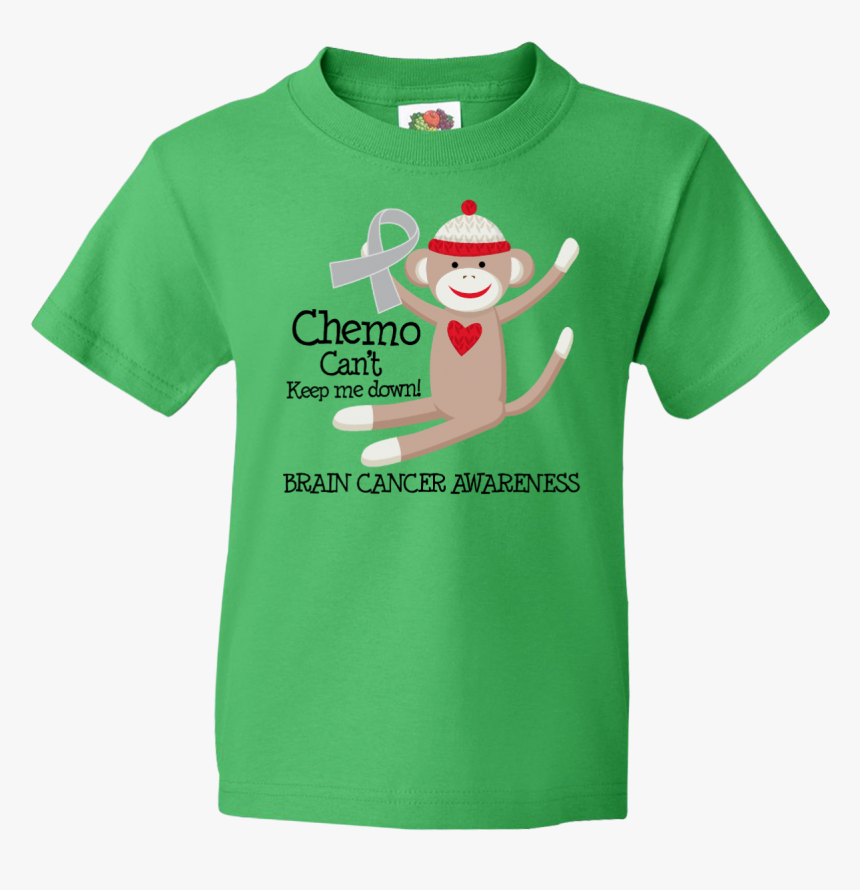 Brain Cancer Chemo Youth T Shirt Kelly Green $18 - T-shirt, HD Png Download, Free Download