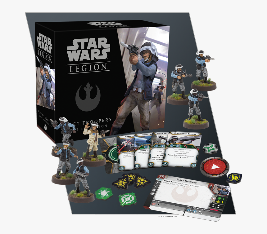 Rebel Fleet Troopers - Star Wars Legion Rebel Commandos, HD Png Download, Free Download