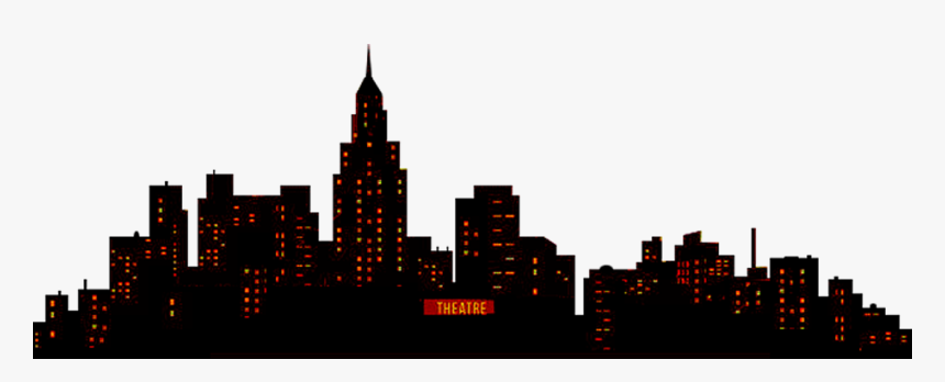 Vector Tickets Broadway - Cartoon Building Night Png, Transparent Png, Free Download