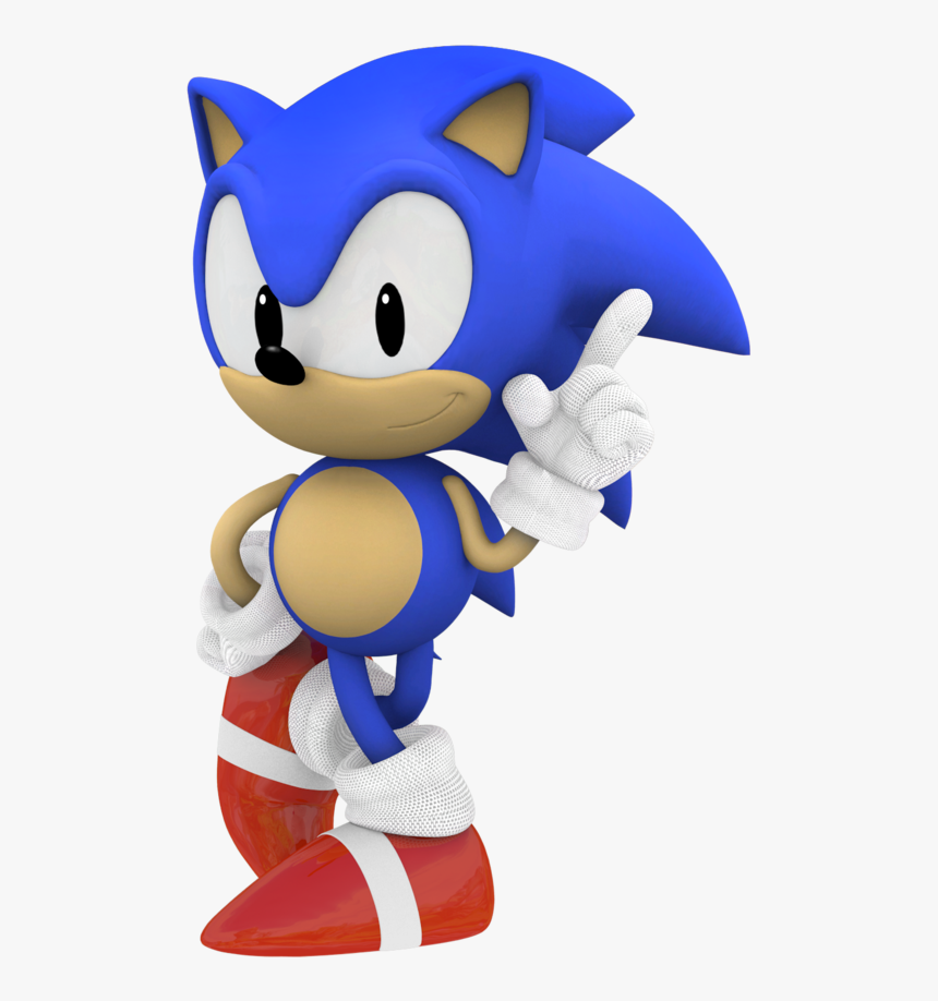 Classic Sonic Sonic Run , Png Download - Classic Sonic 3d Png, Transparent Png, Free Download