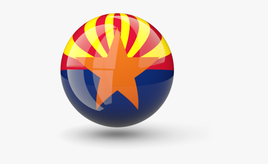 Download Flag Icon Of Arizona - Circle Transparent Arizona Flag, HD Png Download, Free Download