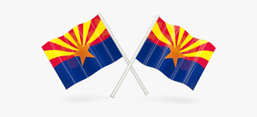 Two Wavy Flags - Flag, HD Png Download, Free Download