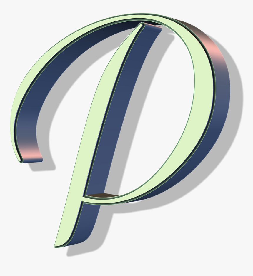 Fancy Transparent Letter P, HD Png Download, Free Download