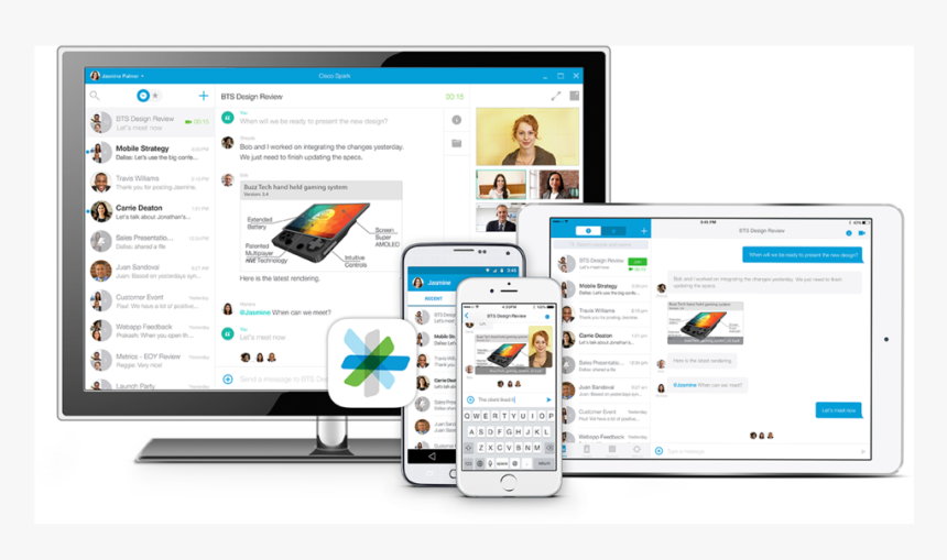 Cisco Spark Supporting Image - Cisco Spark, HD Png Download, Free Download