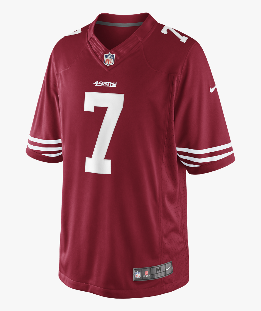 San Francisco 49ers Colin Kaepernick Jersey, HD Png Download - kindpng