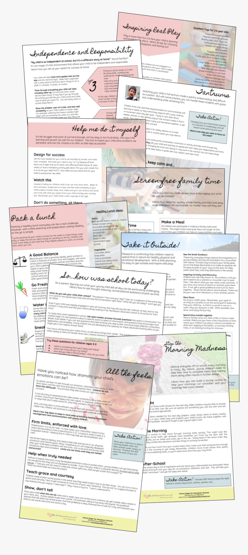 Tpe Parent Pages All Vertical - Brochure, HD Png Download, Free Download
