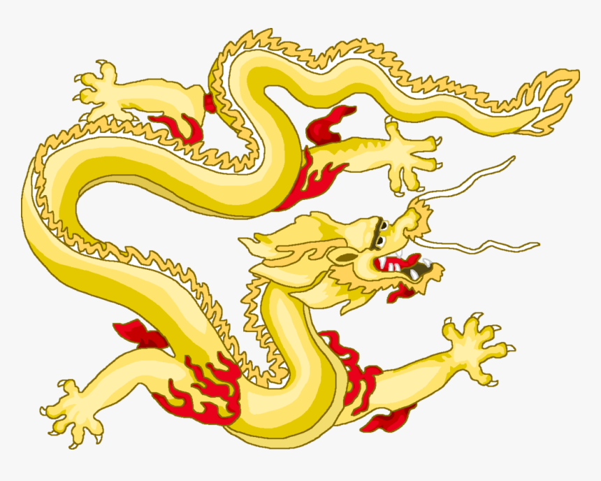 Chinese Dragon Heraldic By - Chinese Dragon Coat Of Arms, HD Png Download, Free Download