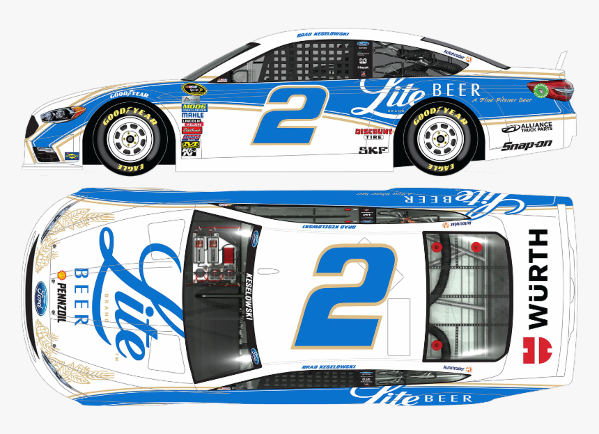 Brad Keselowski 2017 Miller Lite, HD Png Download, Free Download