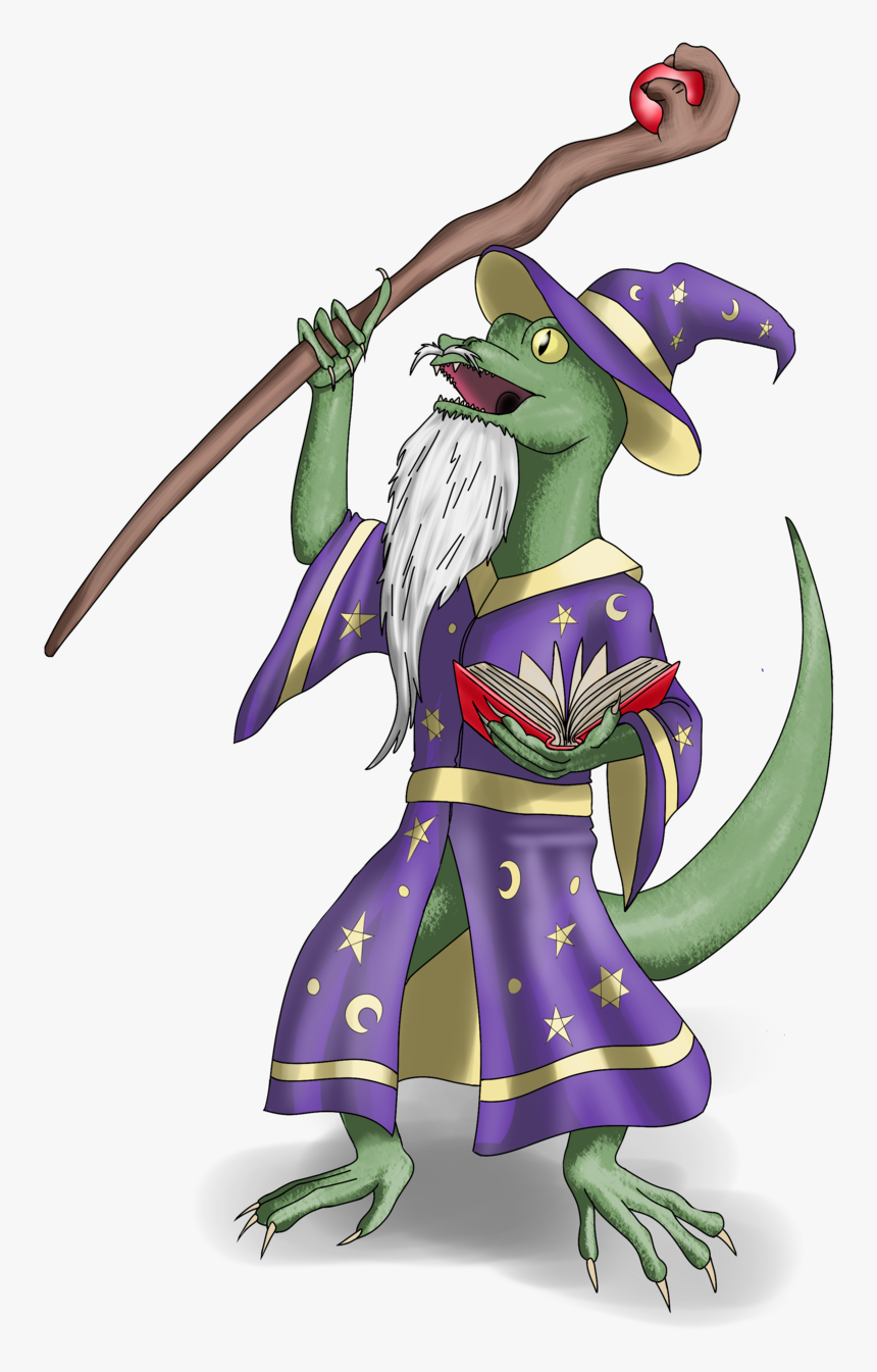 Lizard Wizard Png, Transparent Png, Free Download