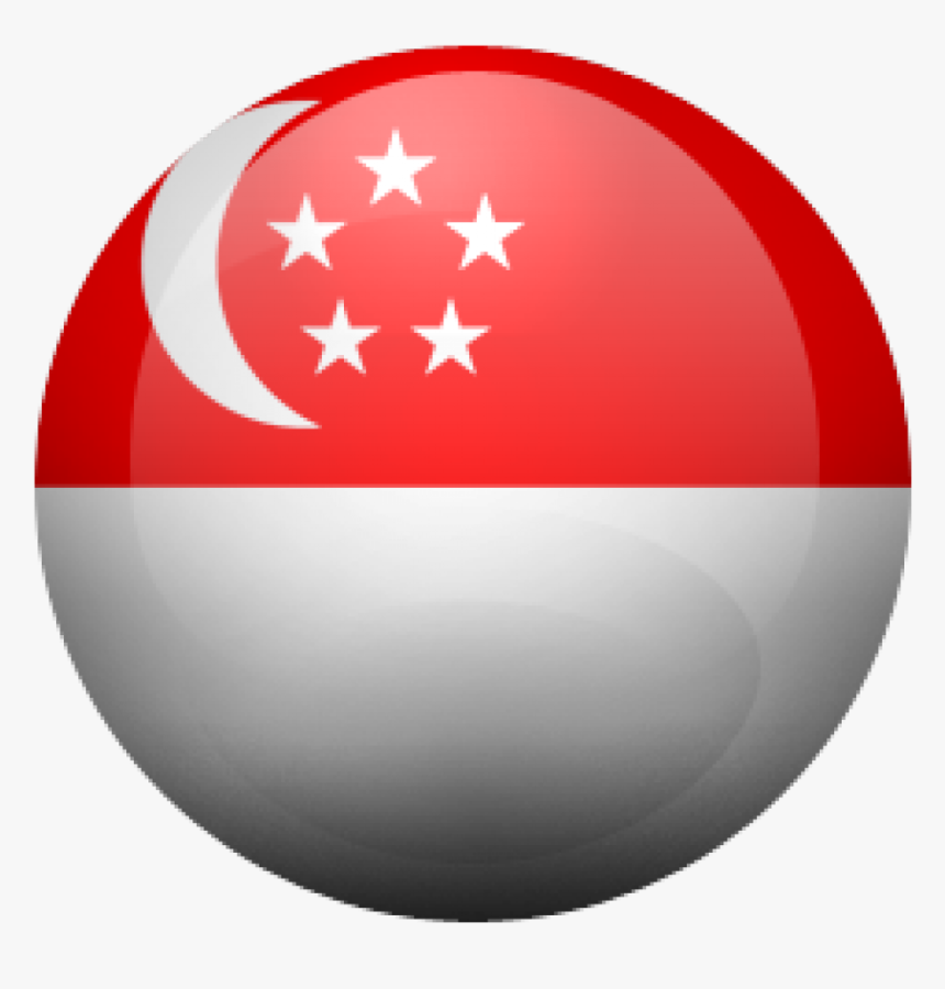 Computer Data Protection & Filing - Singapore Flag Sphere Png, Transparent Png, Free Download