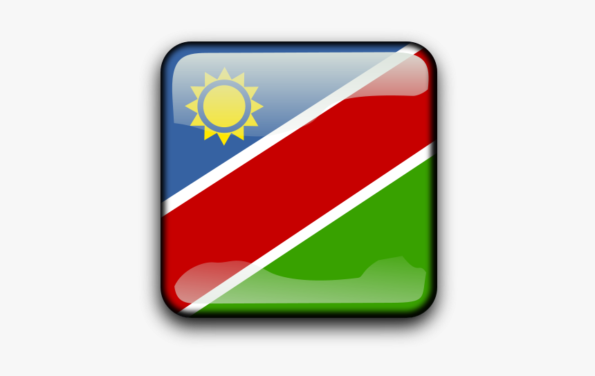 Na Flag Art Png Clip Arts - Flag Of Namibia, Transparent Png, Free Download