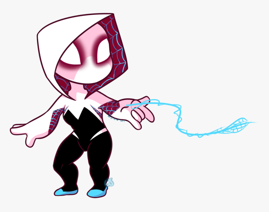 Spider Gwen Animated Gif , Png Download - Spider Gwen Chibi Png, Transparent Png, Free Download