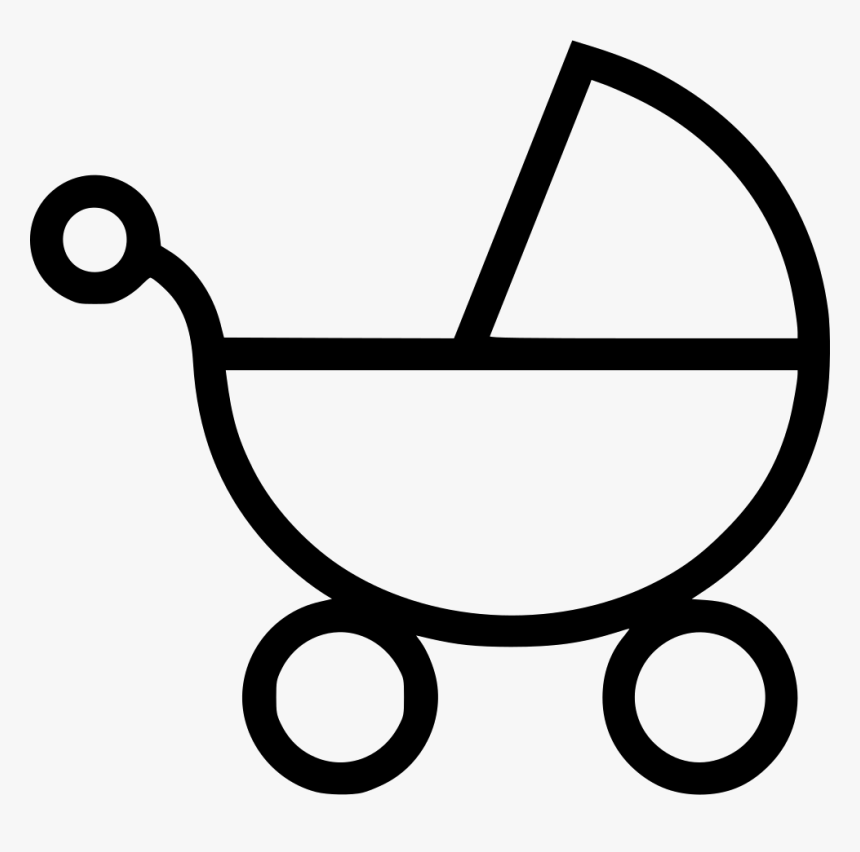 Stroller - Baby Stroller Icon Png, Transparent Png, Free Download